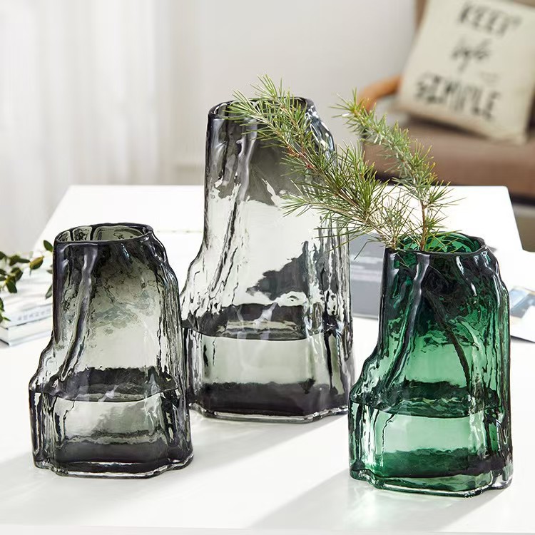 Витражная ваза из искусственного рокария в китайском стиле